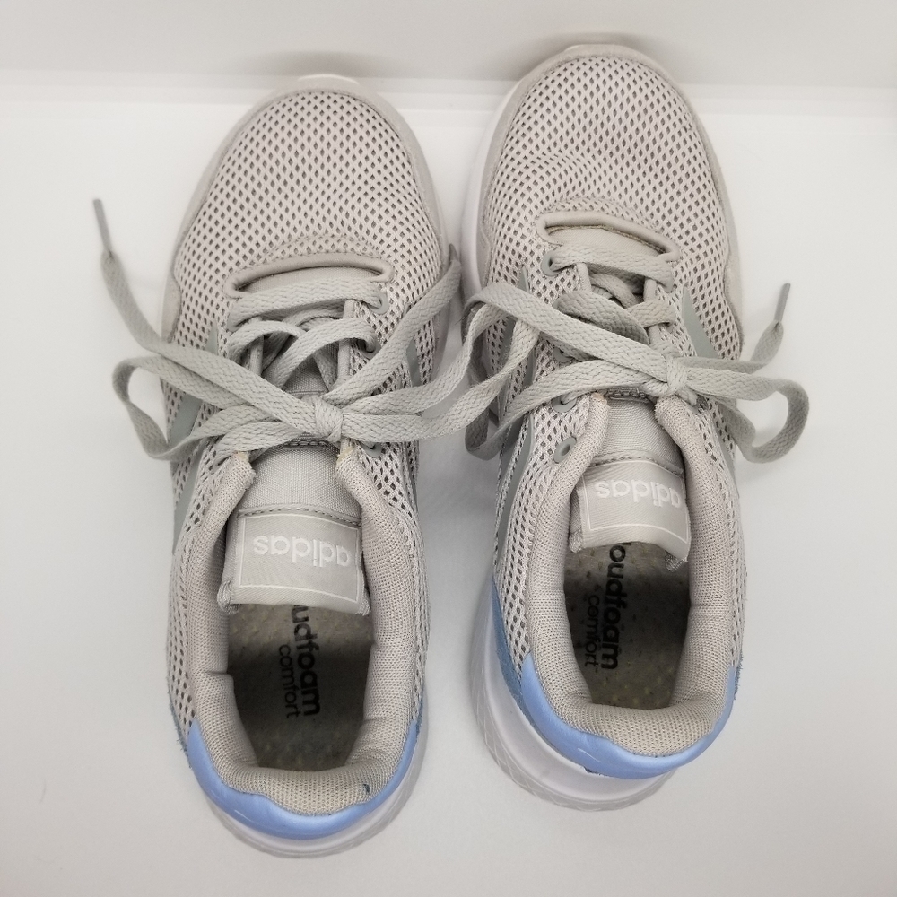 Adidas gray and blue cloudfoam archivo running sneakers size 6.5 - Picture 2 of 10
